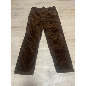I‎ Love Ugly Double Knee Carpenter Green Canvas Pants Men Medium  Straight Leg